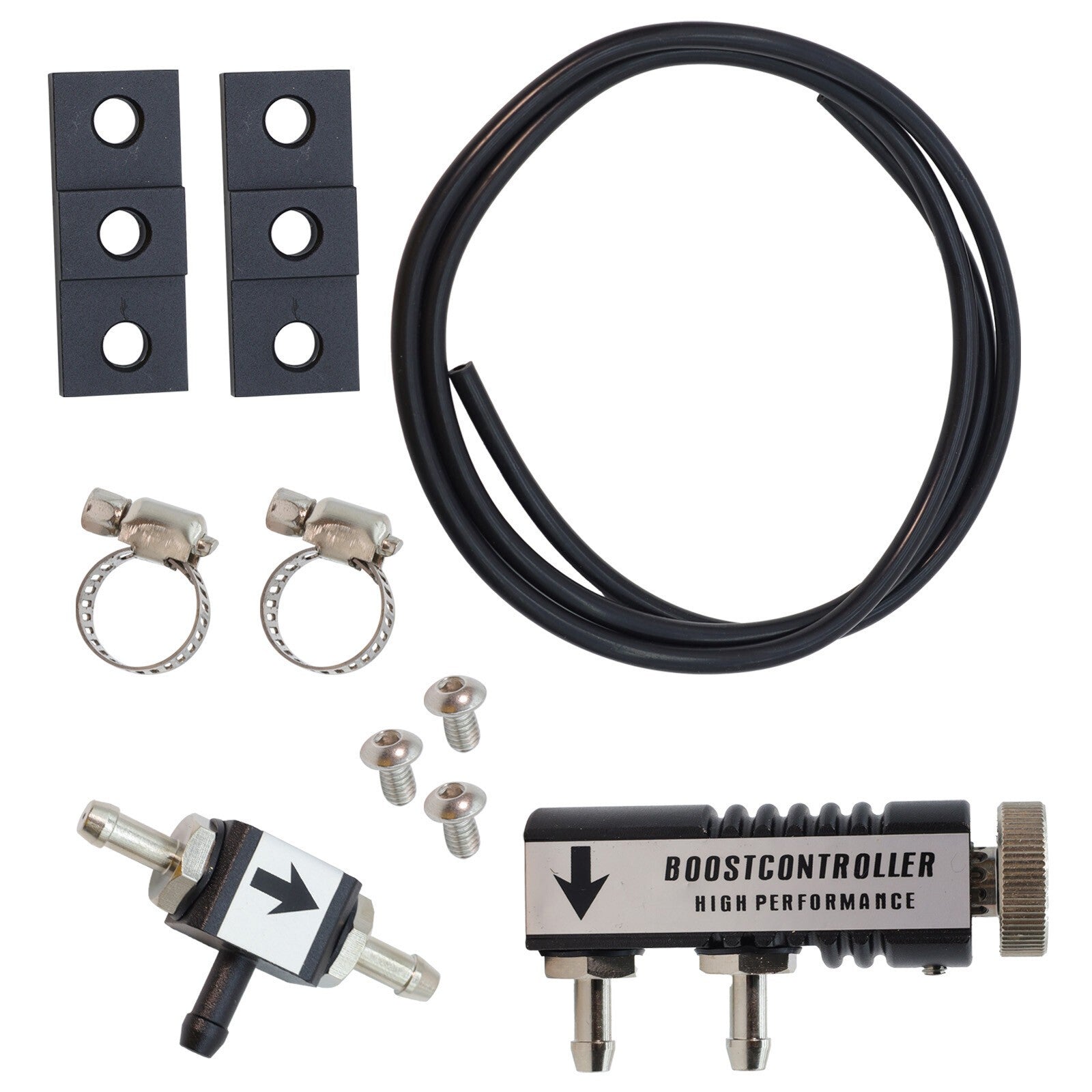 Universal Boost Valve Controller Kit Manual Turbo 1-30 PSI In-Cabin Adjustable