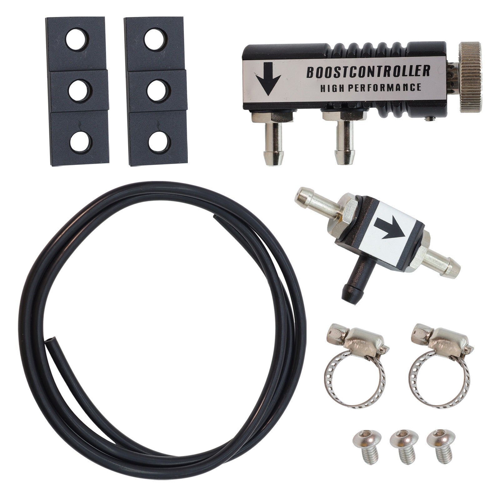 Universal Boost Valve Controller Kit Manual Turbo 1-30 PSI In-Cabin Adjustable