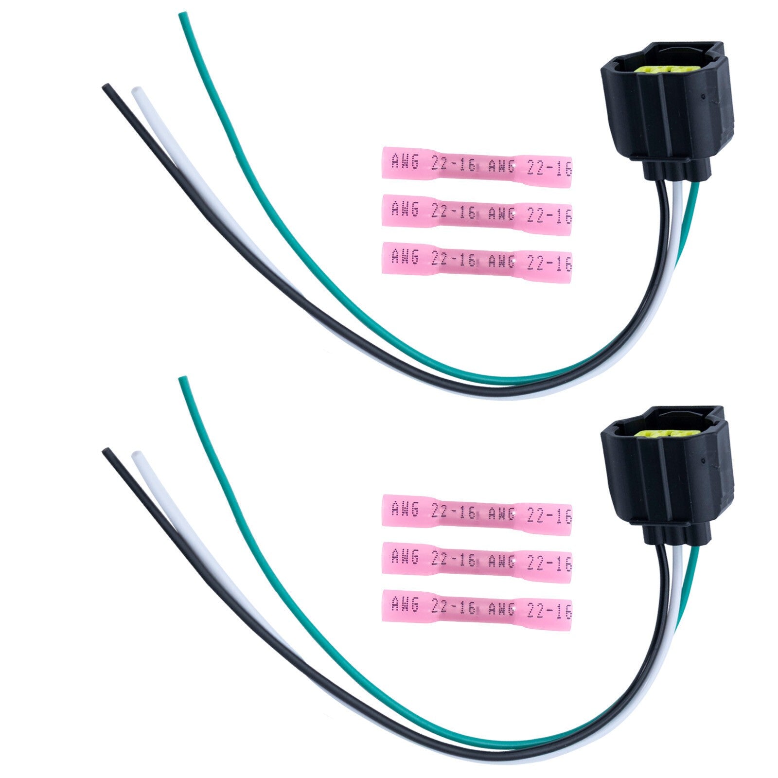 2x Ford Mustang Alternator Connector Plug 6 Wire WPT-118 1U2Z-14S411-TA