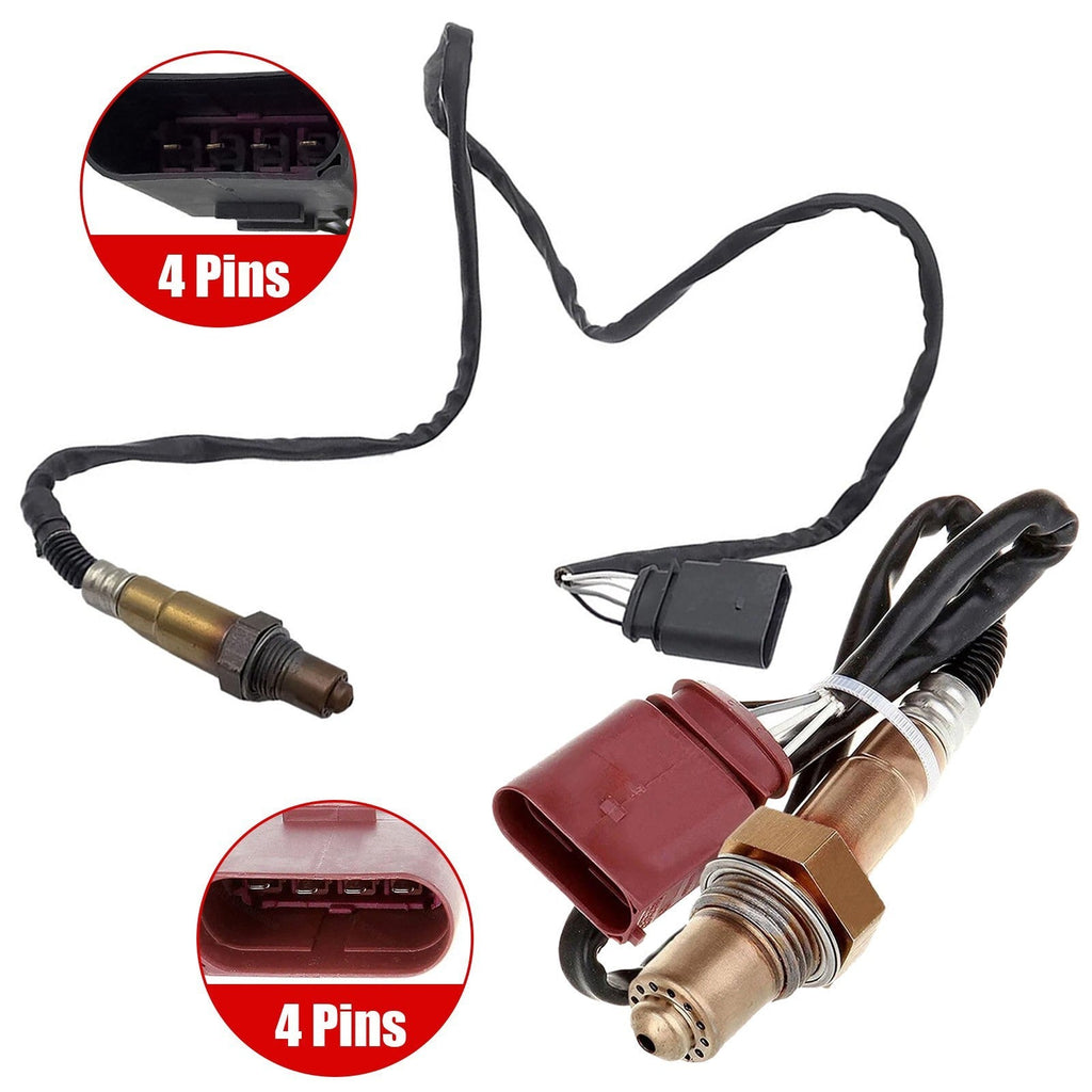 2Pcs Upstream & Downstream Oxygen Sensors for 99-05 VW Jetta 1.8L 1.9L 2.0L