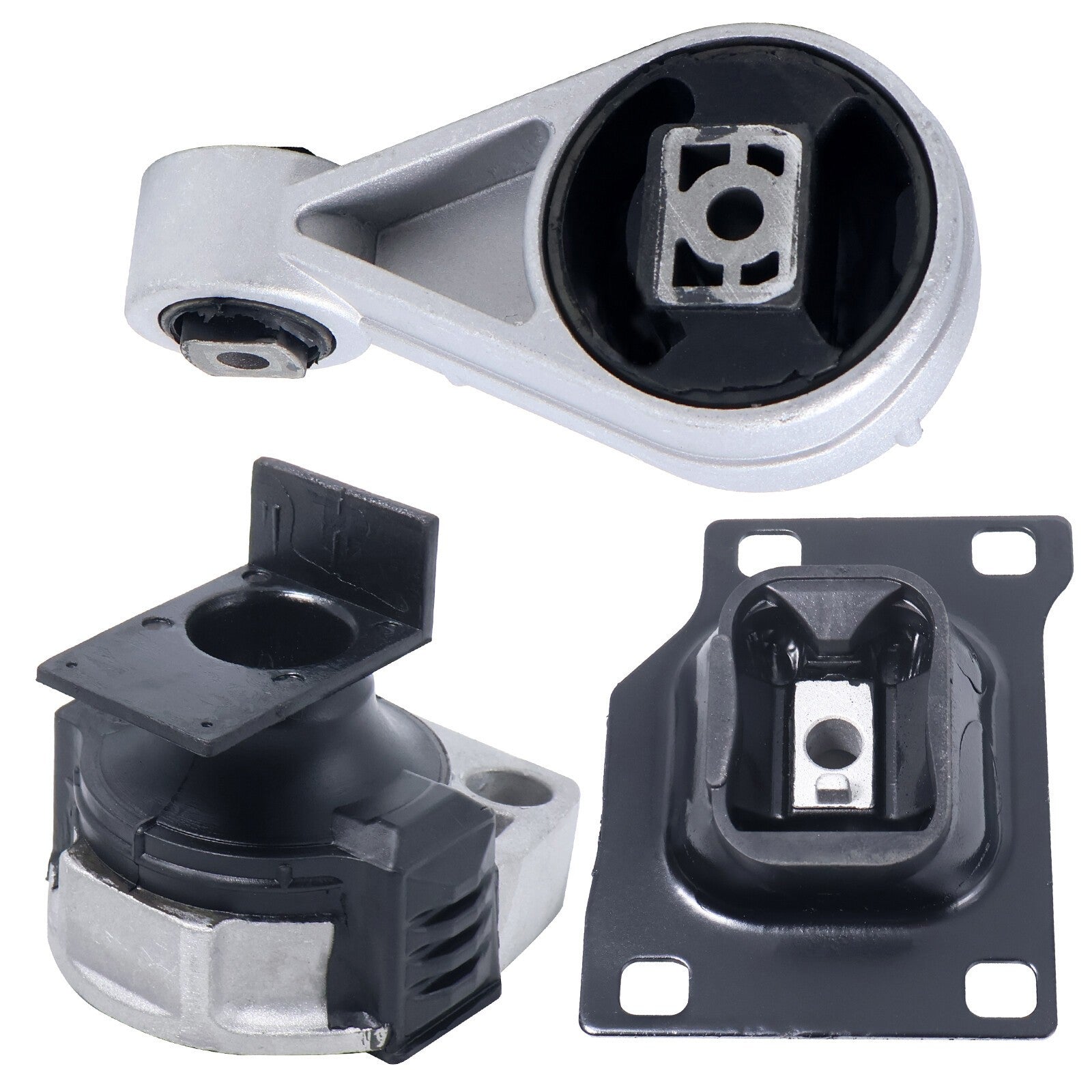 Engine & Transmission Mount Set 3PCS for 2005-2007 Ford Focus 2.0L Auto Trans