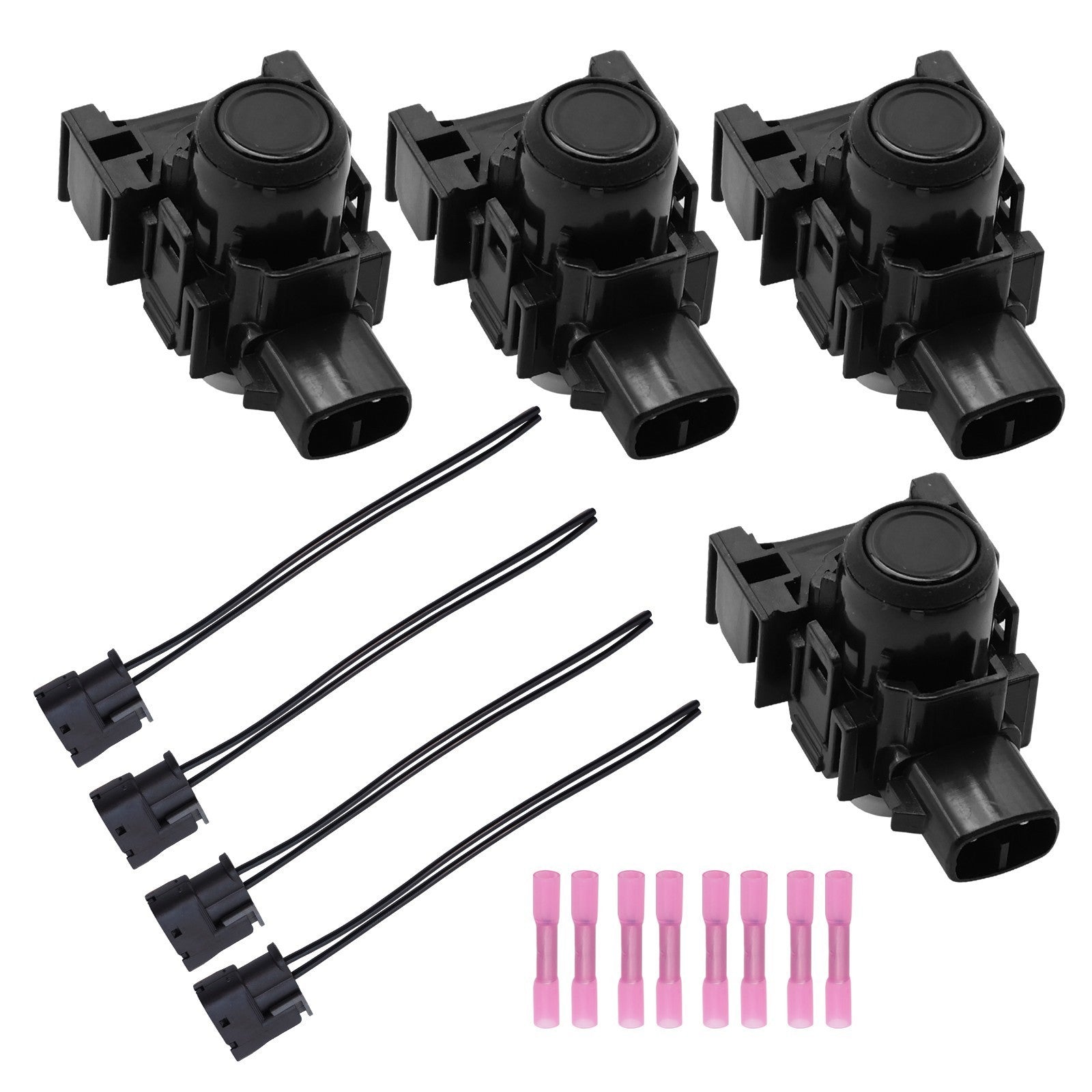 4PCS Mazda 5 6 CX-5 CX-9 Parking Sensors with Connector KD4767UC1 KD47-67-UC1