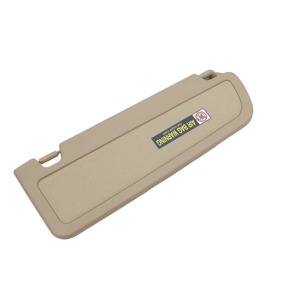 Honda Civic 2006-2011 Left Driver Side Beige Sun Visor with Hanger