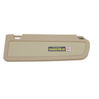 Honda Civic 2006-2011 Left Driver Side Beige Sun Visor with Hanger