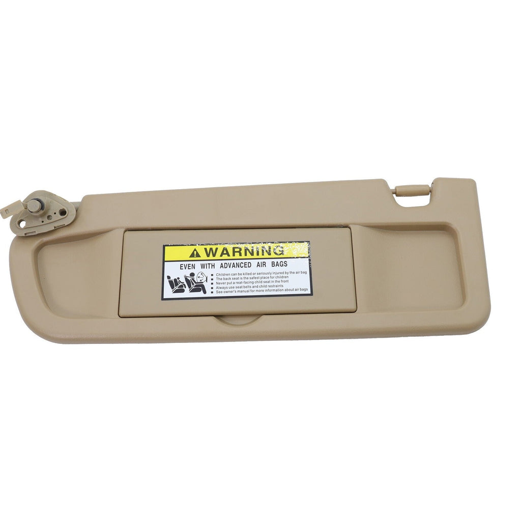 Honda Civic 2006-2011 Left Driver Side Beige Sun Visor with Hanger
