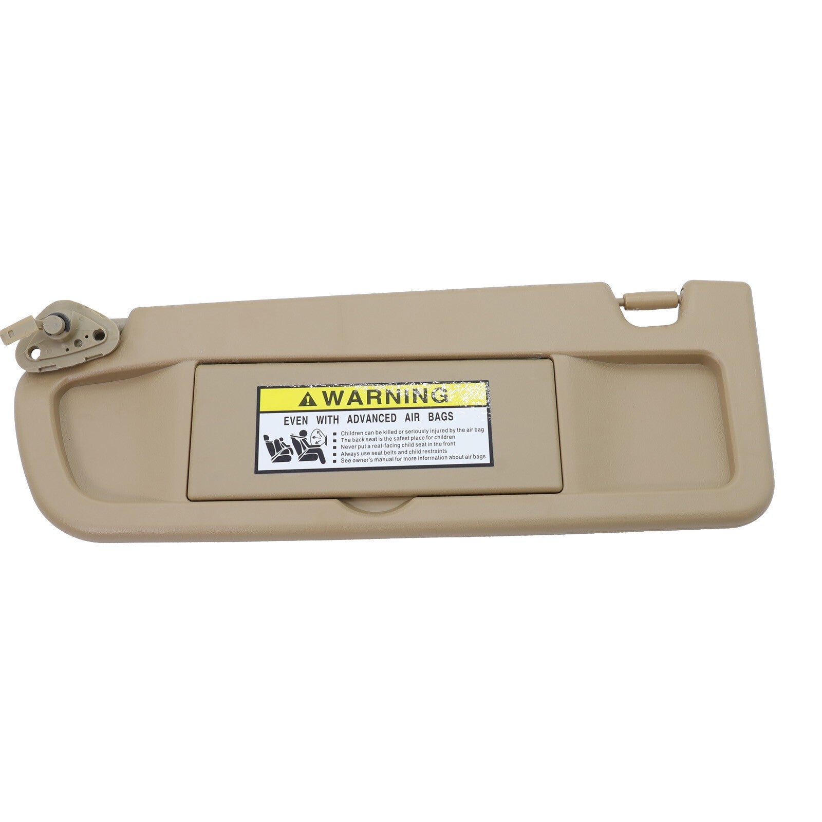 Honda Civic 2006-2011 Left Driver Side Beige Sun Visor with Hanger