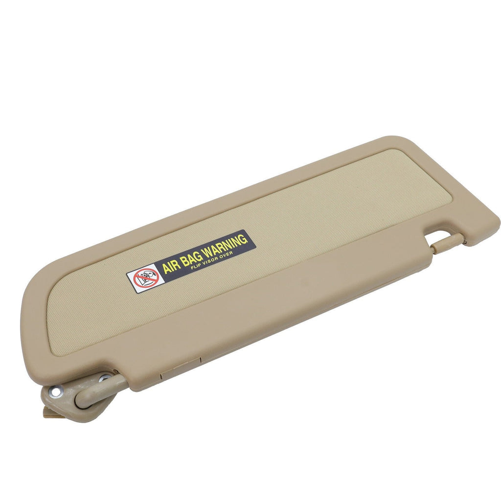 Honda Civic 2006-2011 Left Driver Side Beige Sun Visor with Hanger