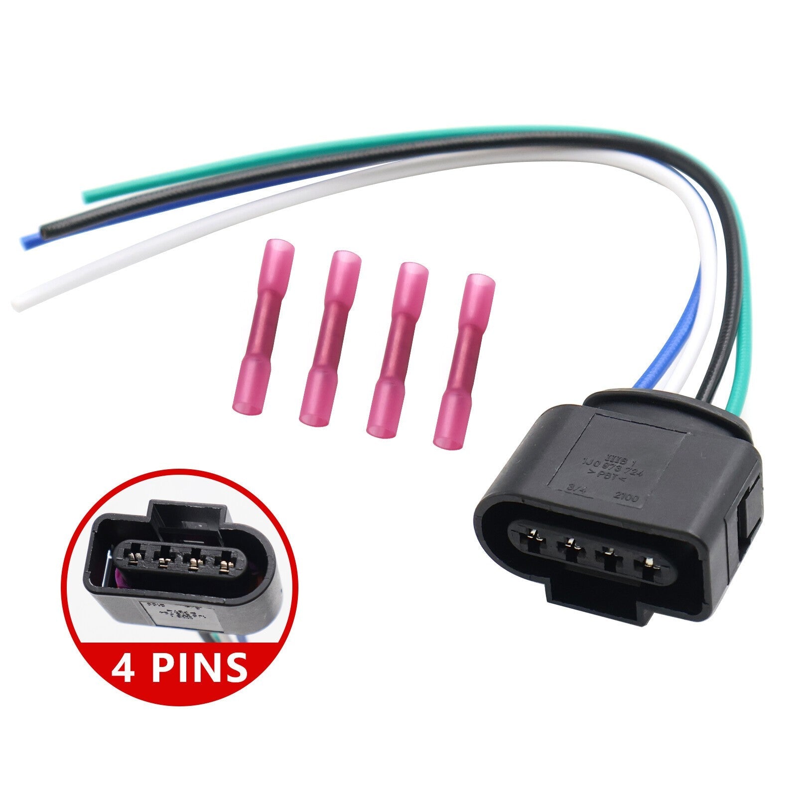 New Ignition Coil Connector Harness w/ Terminals 1J0973724 for Audi VW