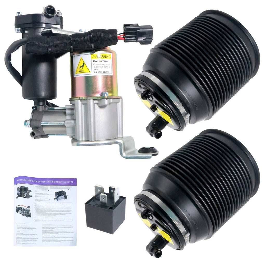 Toyota 4Runner Rear Air Suspension Spring Bags & Compressor 4808035011 3X