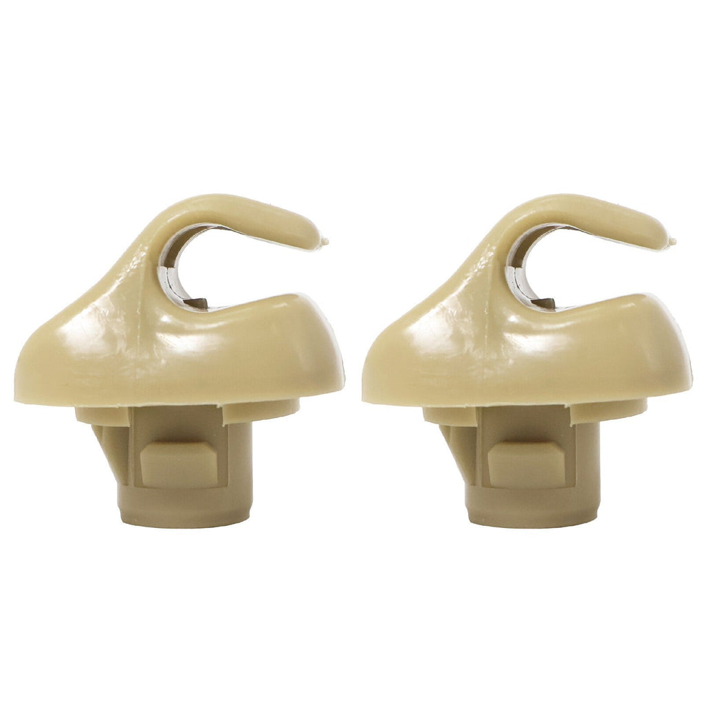 2X Beige Sun Visor Clips for Honda CR-V Civic 88217S01A01ZA Car Sunvisor