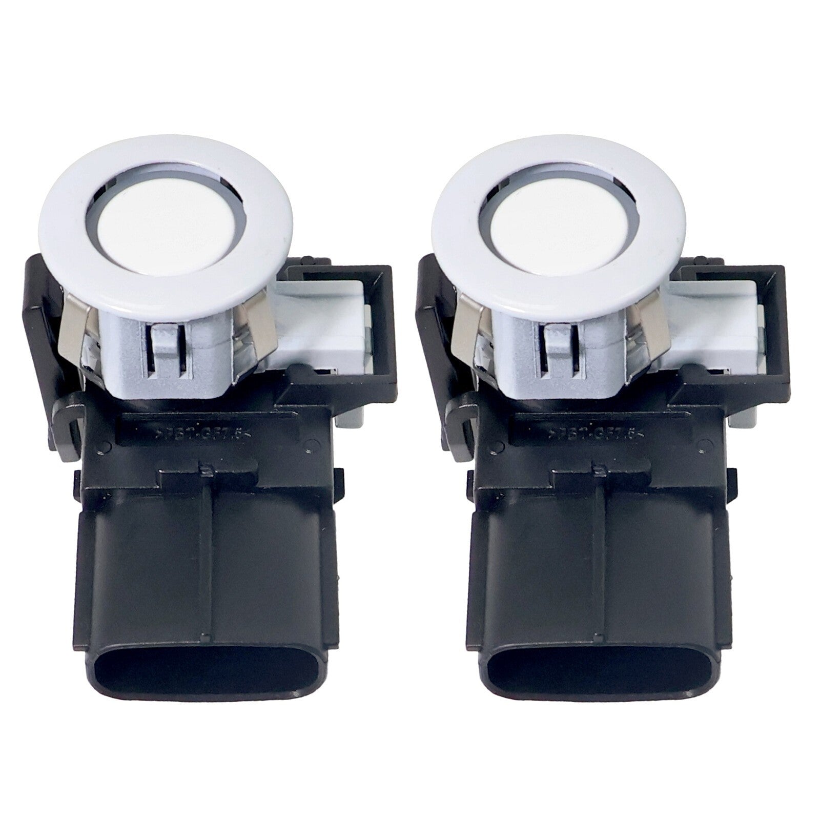 2PCS PDC Backup Parking Sensors & Retainers for Toyota Sienna 8934148010 White