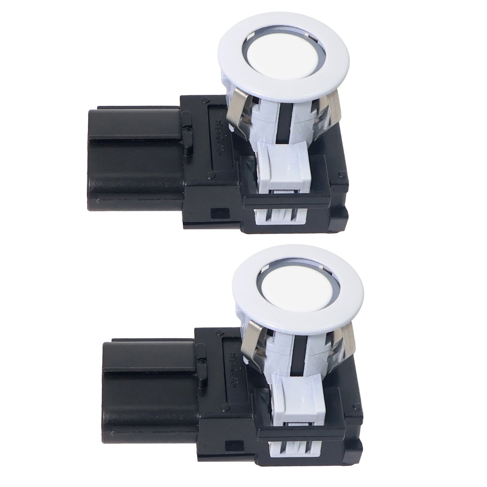 2PCS PDC Backup Parking Sensors & Retainers for Toyota Sienna 8934148010 White