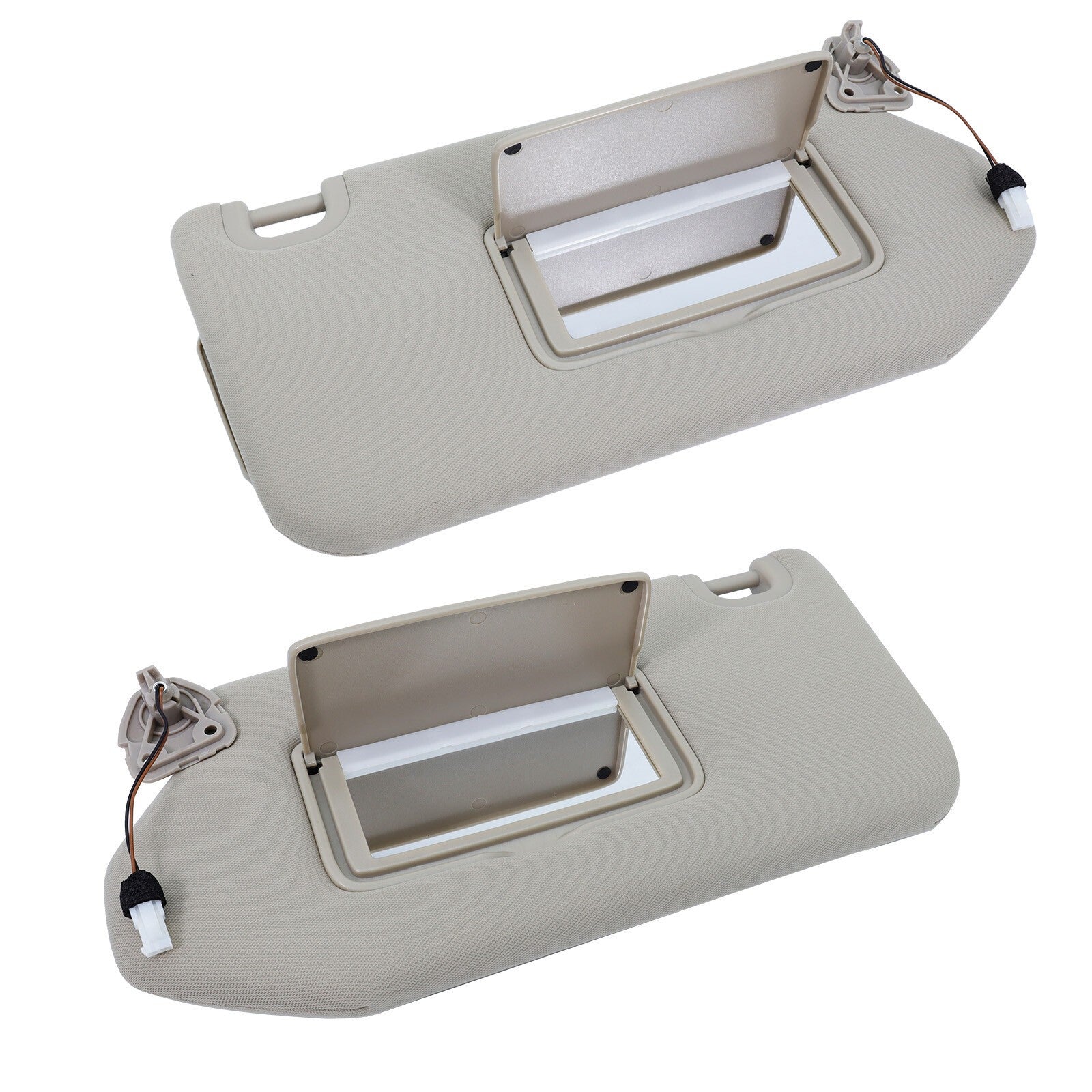 2x INFINITI JX35 QX60 Beige Sun Visor Passenger & Driver 964009PB0A