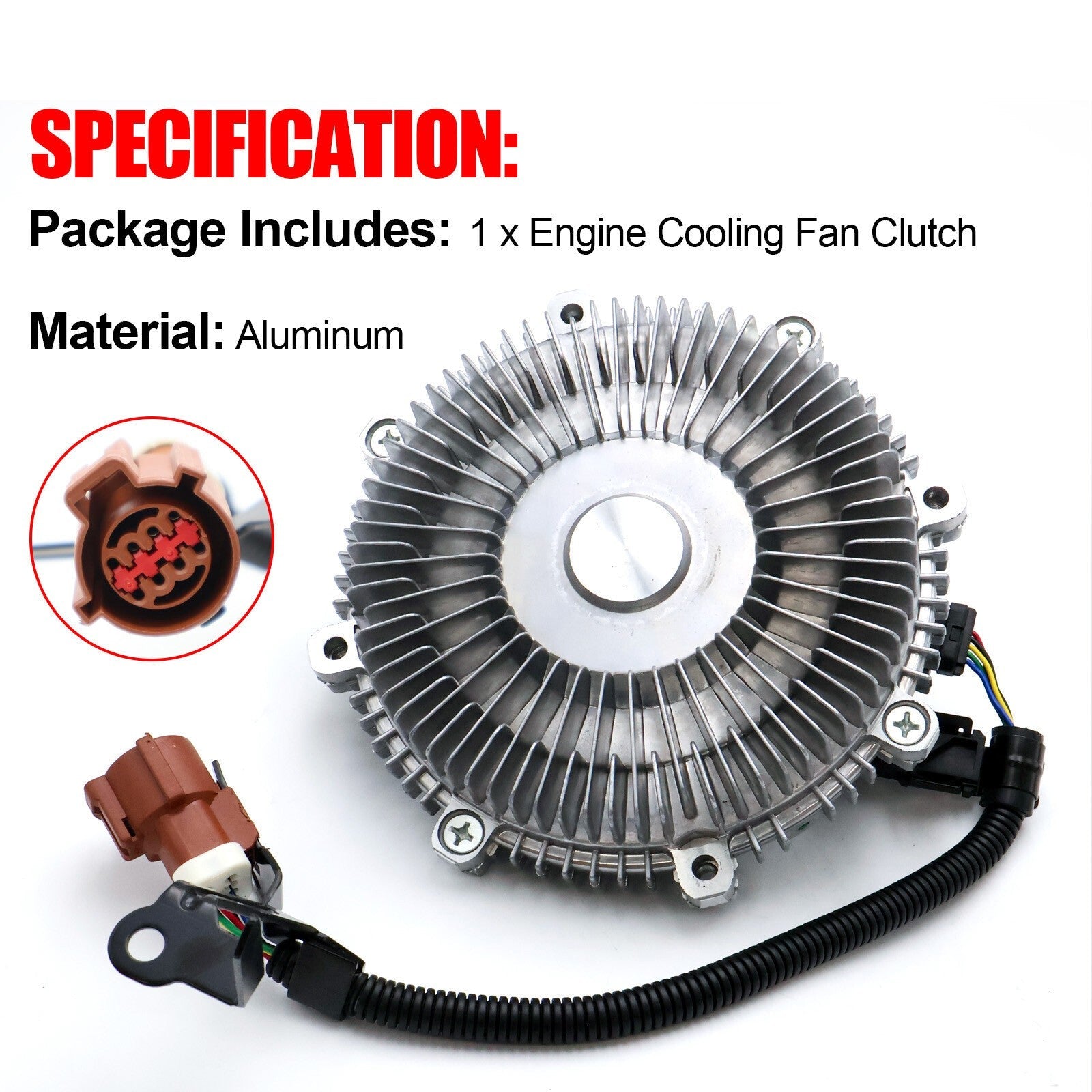 Engine Cooling Fan Clutch for 2007-2008 Lincoln Navigator Ford F-150 Expedition