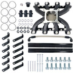 GM LS1 LS2 LS6 EFI Aluminum Intake Manifold Kit w/ Fuel Rails Single-Plane