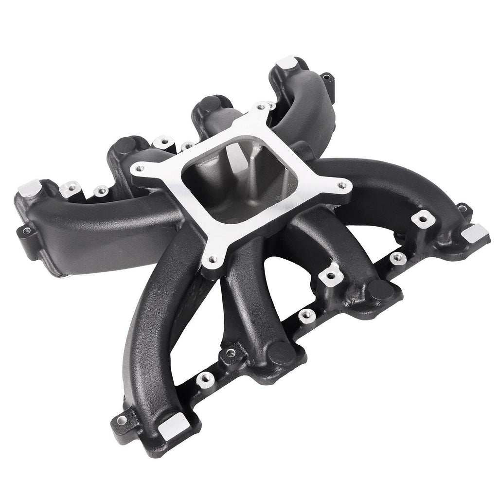 GM LS1 LS2 LS6 EFI Aluminum Intake Manifold Kit w/ Fuel Rails Single-Plane