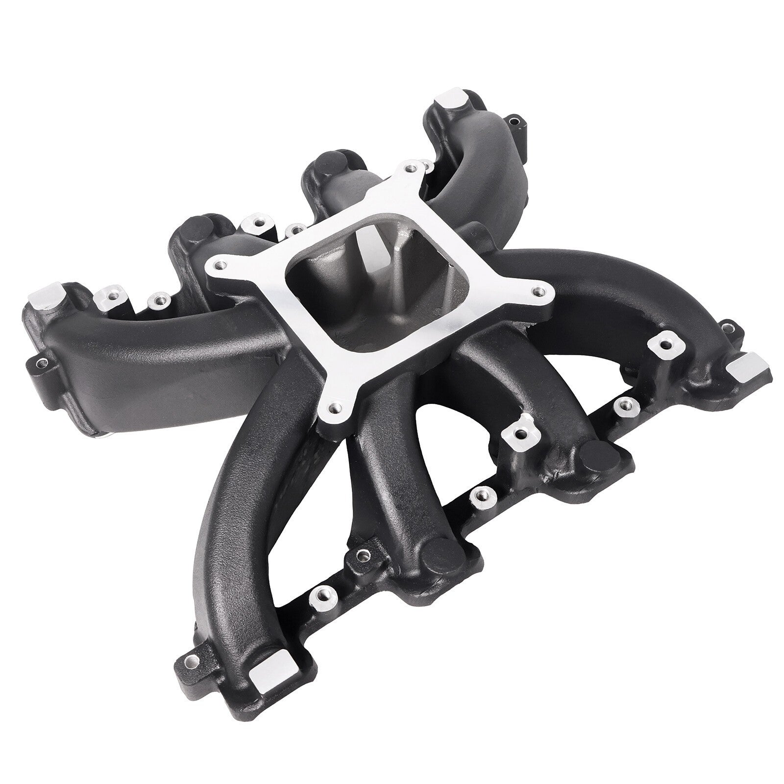 GM LS1 LS2 LS6 EFI Aluminum Intake Manifold Kit w/ Fuel Rails Single-Plane