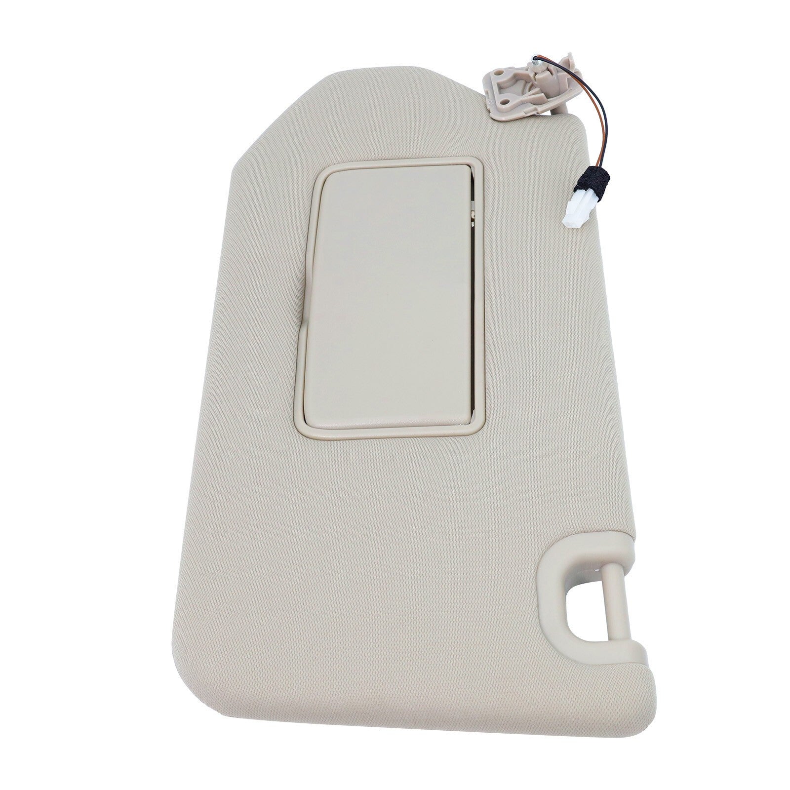 New Left Driver Sun Visor w/ Mirror & Clip Beige for 13-18 Nissan Pathfinder