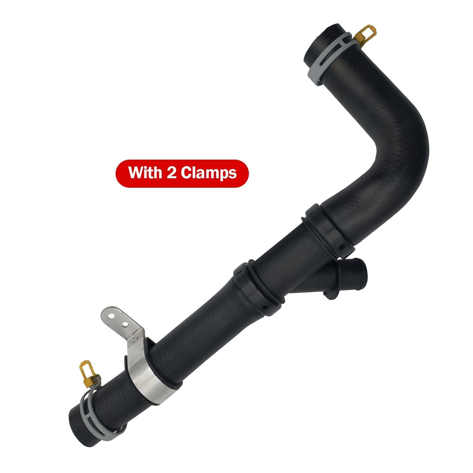 Aluminum Radiator Inlet Y Hose w/ 2 Clamps for 2013-14 Ram 2500-5500