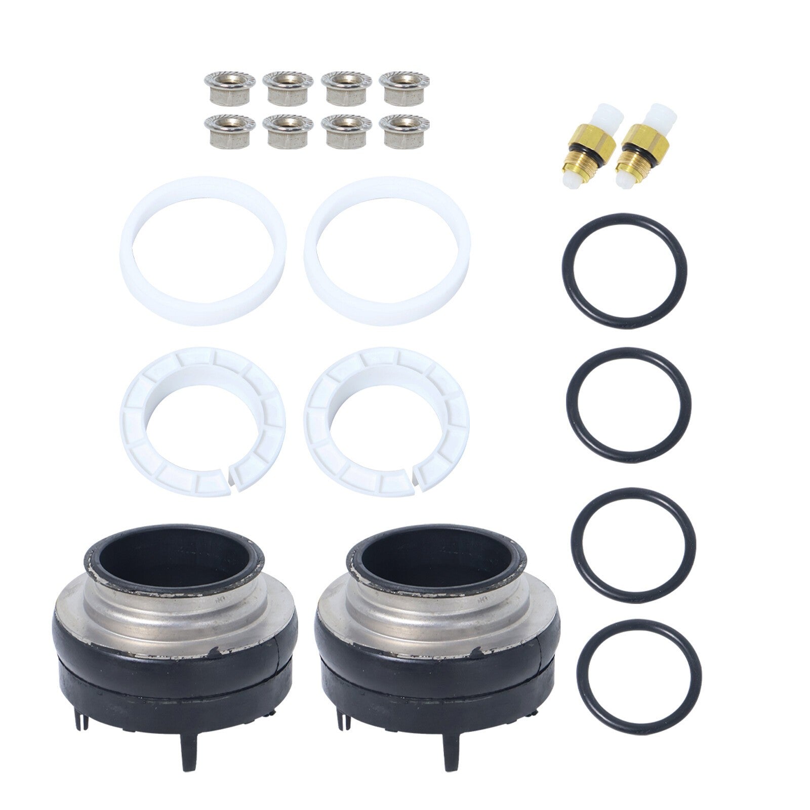 2Pcs Front Air Suspension Springs Kit LR038801 for Land Rover 2.0L 3.0L 5.0L
