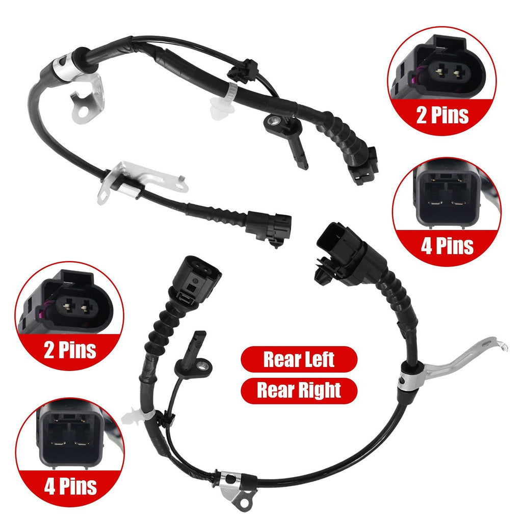 New ABS Wheel Speed Sensor Rear RH LH for Honda Civic 1.5L 2.0L 2016-2021
