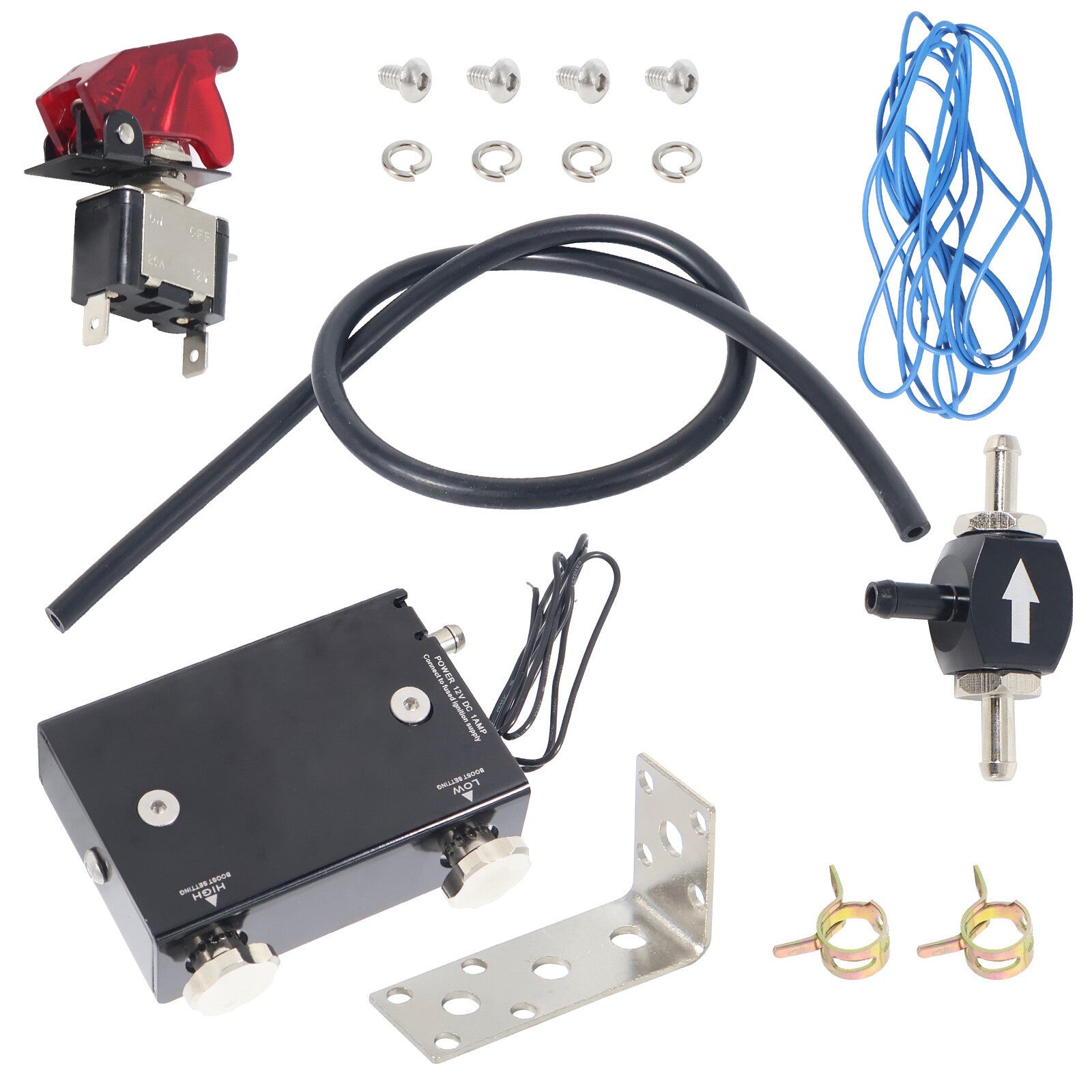Dual Stage Electronic Boost Controller Kit w/ Manual PSI Adjustment & Switch