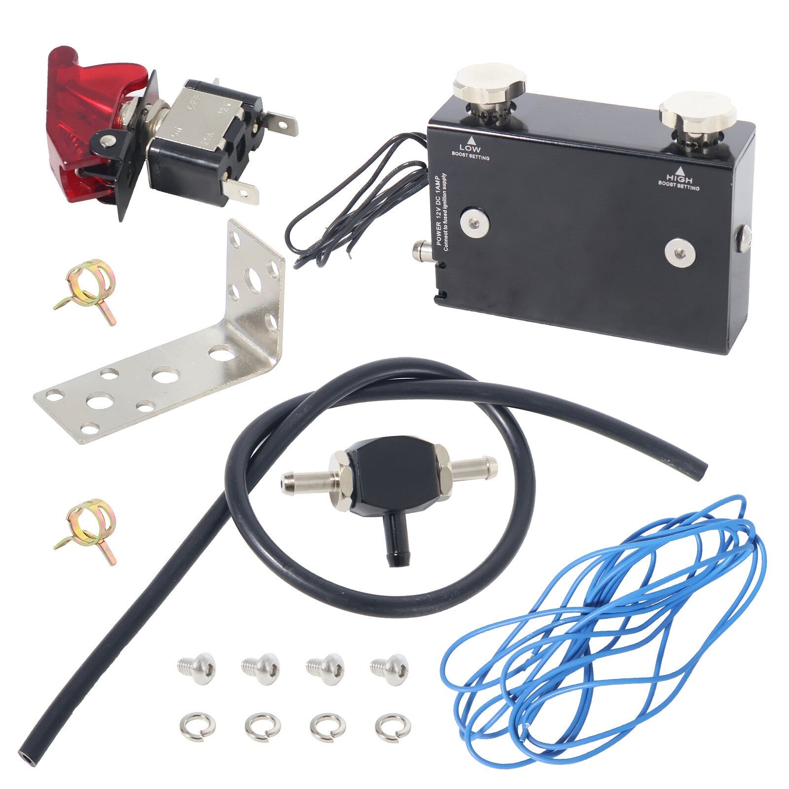 Dual Stage Electronic Boost Controller Kit w/ Manual PSI Adjustment & Switch