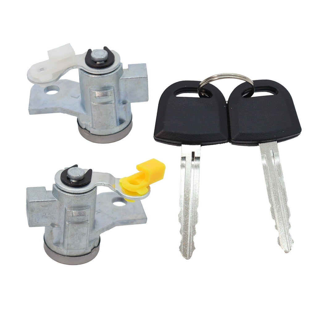 2x Front Door Lock Cylinder w/ Keys for 04-12 Chevy Colorado GMC Canyon