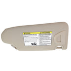 13-18 Nissan Altima Left Driver Sun Visor Beige w/ Light & Clip 964013TA2A