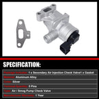Secondary Air Injection Check Valve 12619110 for Chevy Trailblazer GMC