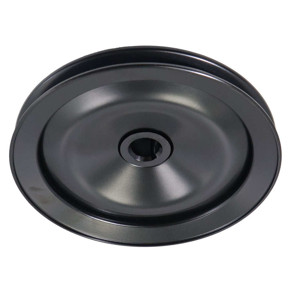 Black Power Steering Pump Pulley Keyway 1 Groove SBC BBC GM Chevy 350 454