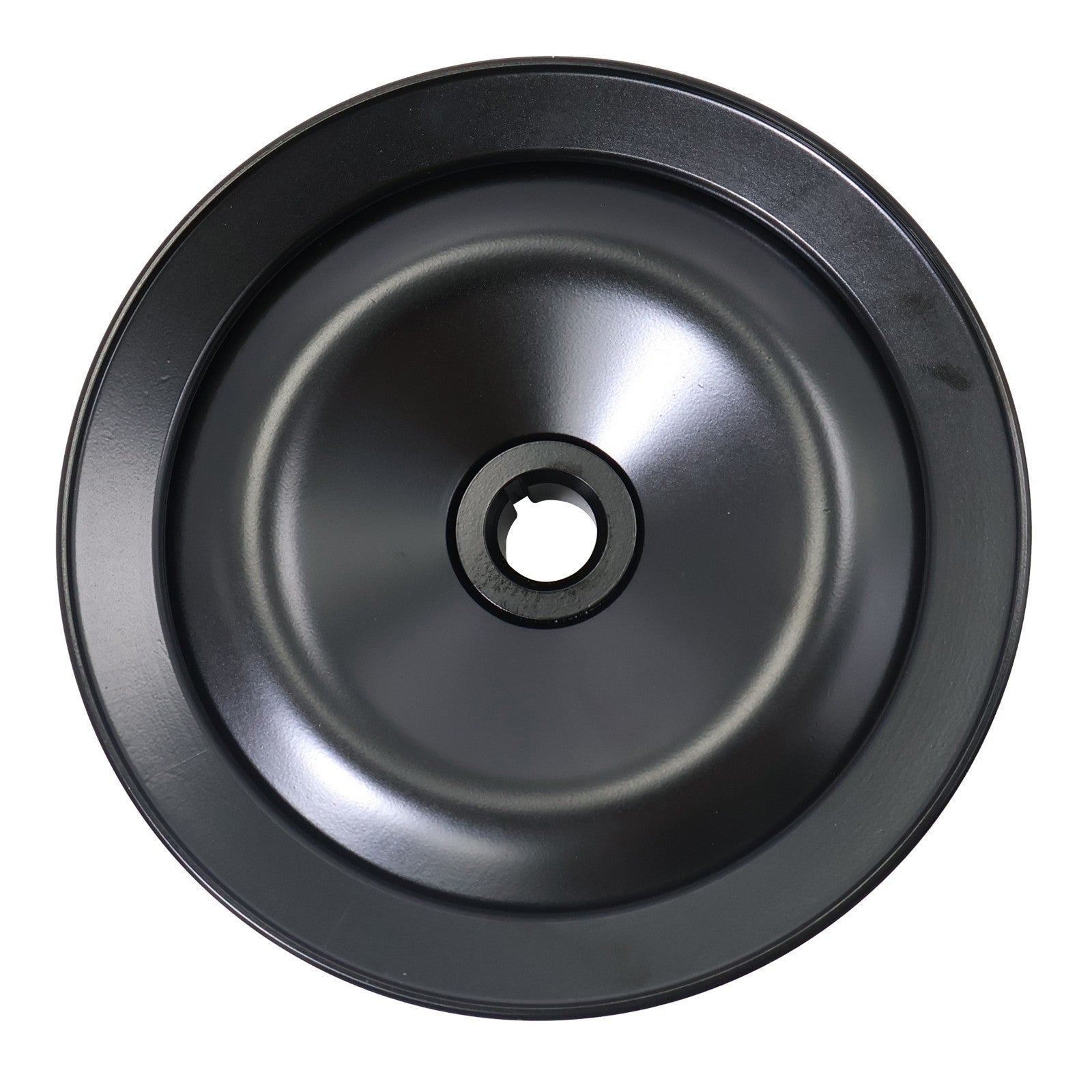 Black Power Steering Pump Pulley Keyway 1 Groove SBC BBC GM Chevy 350 454