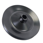 Black Power Steering Pump Pulley Keyway 1 Groove SBC BBC GM Chevy 350 454