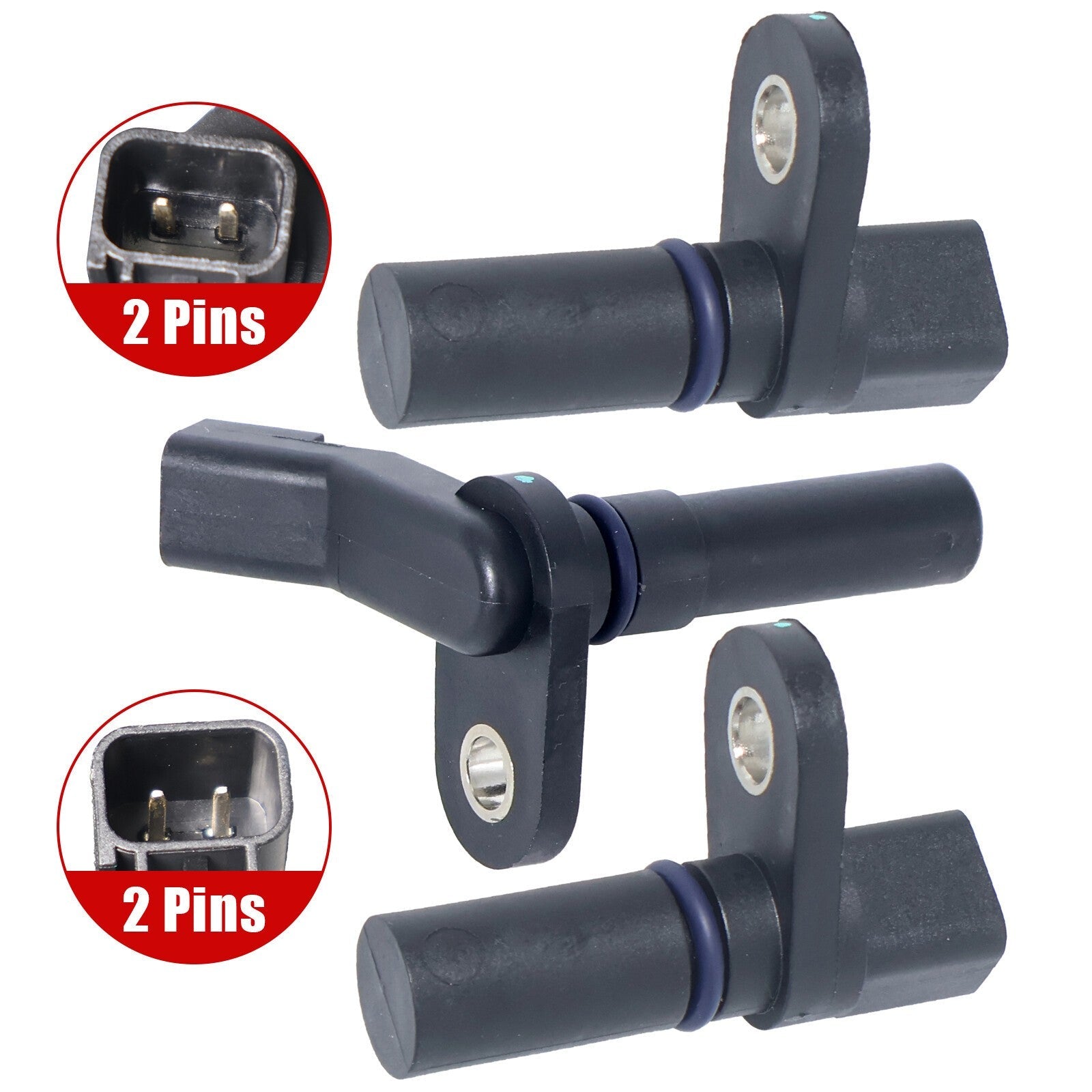 2x Camshaft & 1x Crankshaft Position Sensor Ford Lincoln 1991-2019 F1AZ6C315A
