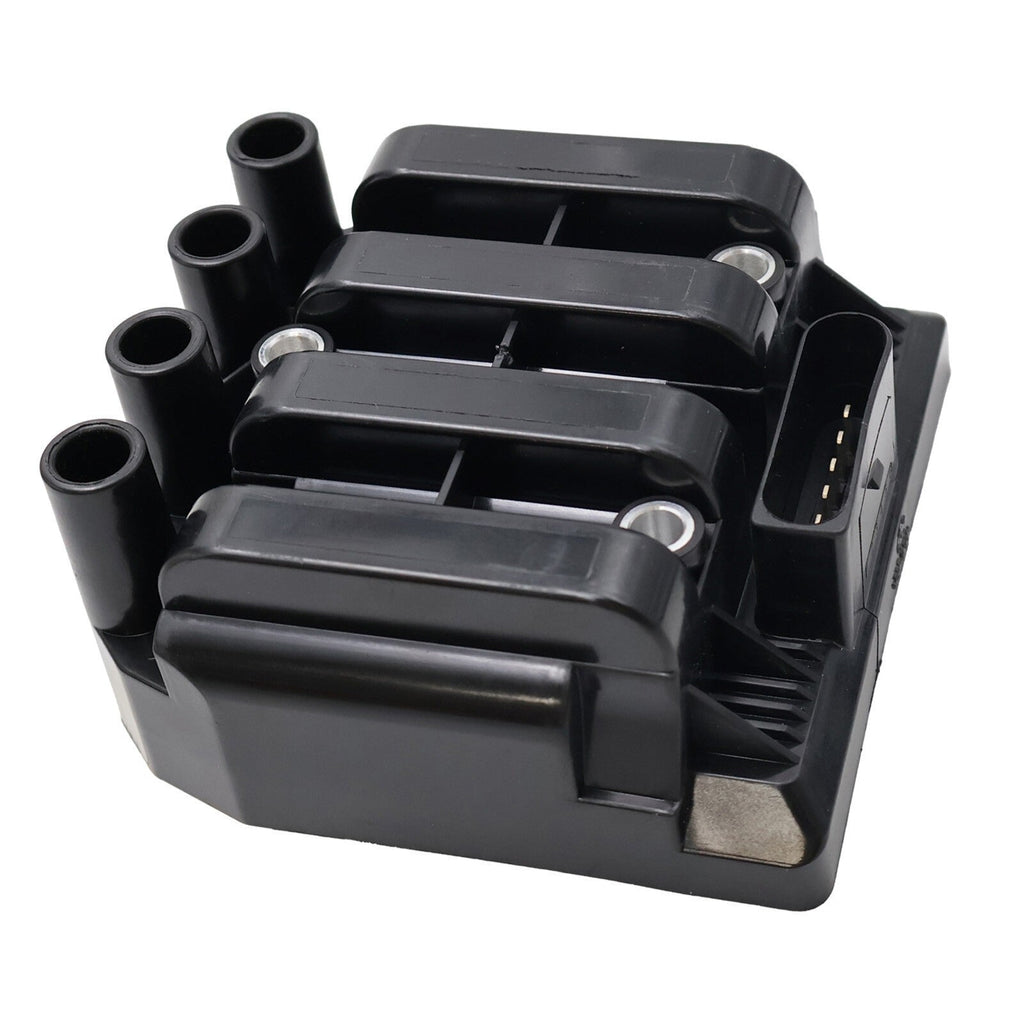 06A905097 Ignition Coil & 4 Spark Plugs for 1998-2011 VW Beetle Golf Jetta 2.0L