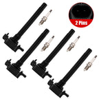 4 Ignition Coils & Spark Plugs for Jeep Cherokee Compass Chrysler 200 2.4L L4