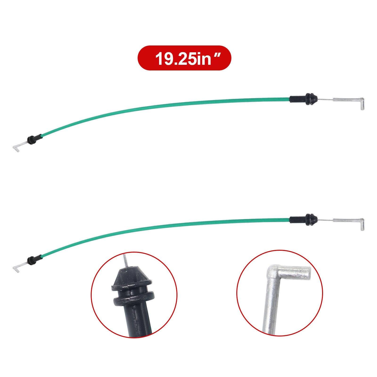 2PCS Front Driver Side Door Handle Pull Cable for Kia Spectra 2004-2009