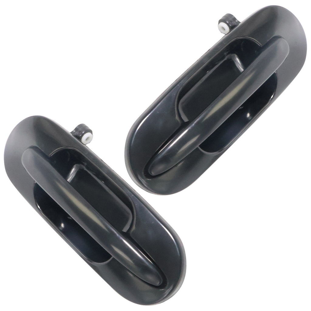 4-Piece Black Door Handle Set for 97-01 Honda CR-V Front & Rear Left Right
