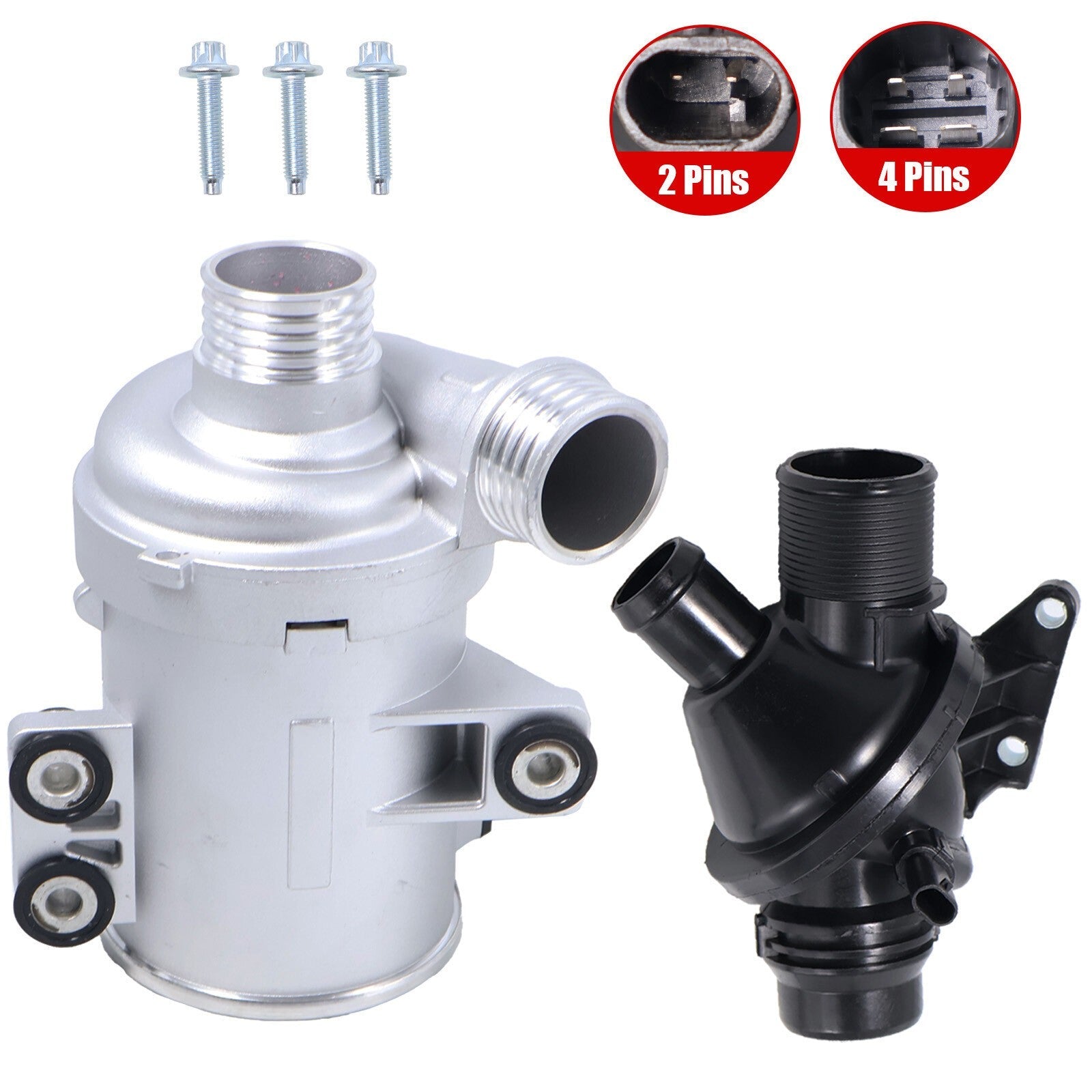 BMW X3 X4 F25 F26 523i 2.0L Electric Water Pump & Coolant Thermostat Kit