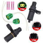 2 Connector Speed Sensor for Dodge Chrysler Jeep Liberty Trans Input & Output