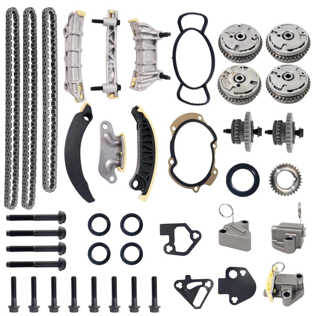 Timing Chain Kit & VVT Gears for 06-17 Buick Enclave Chevy GMC 3.6 3.0