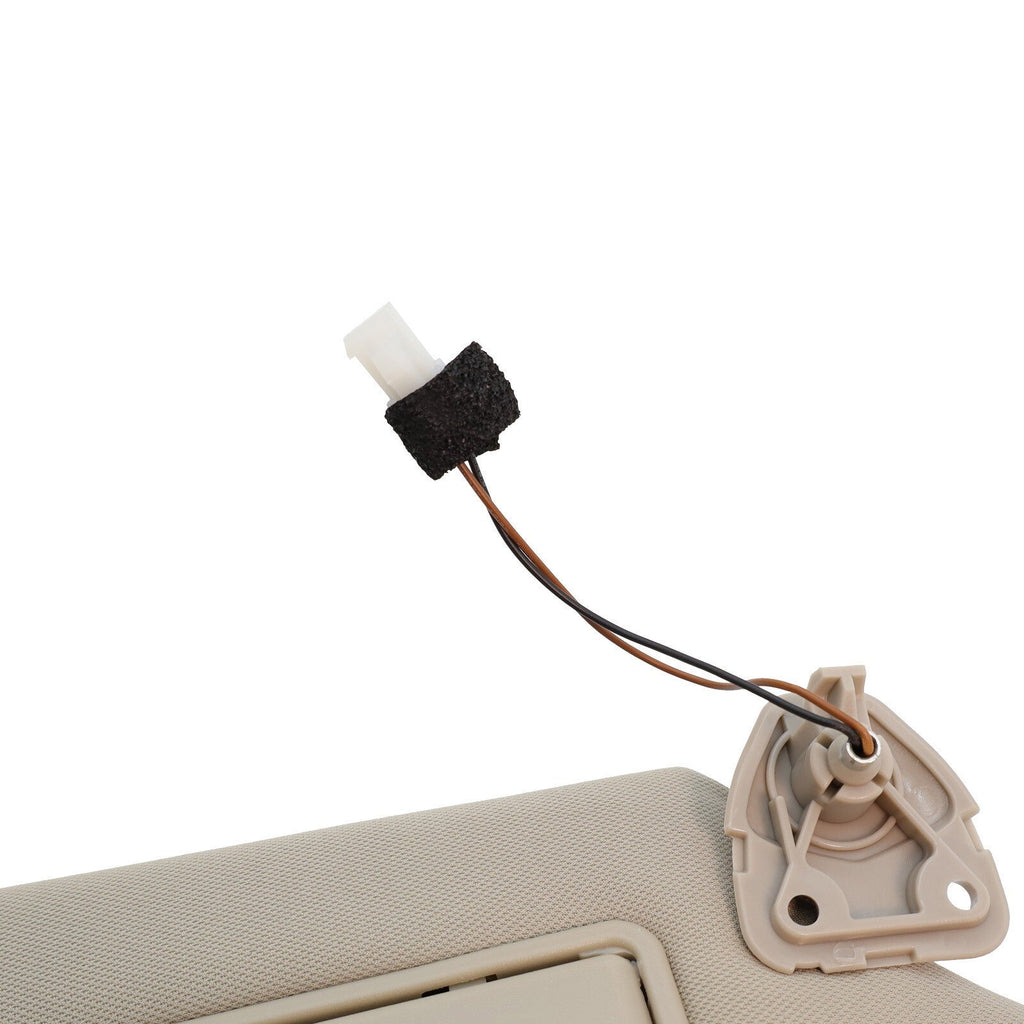 For Nissan Altima 13-18 Beige Passenger Side Sun Visor w/Lights&Clip 96400-3TA2A