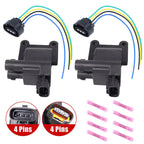 2Pcs Ignition Coil & Connector Pigtail Plug For Toyota 4Runner Tacoma 9008019007