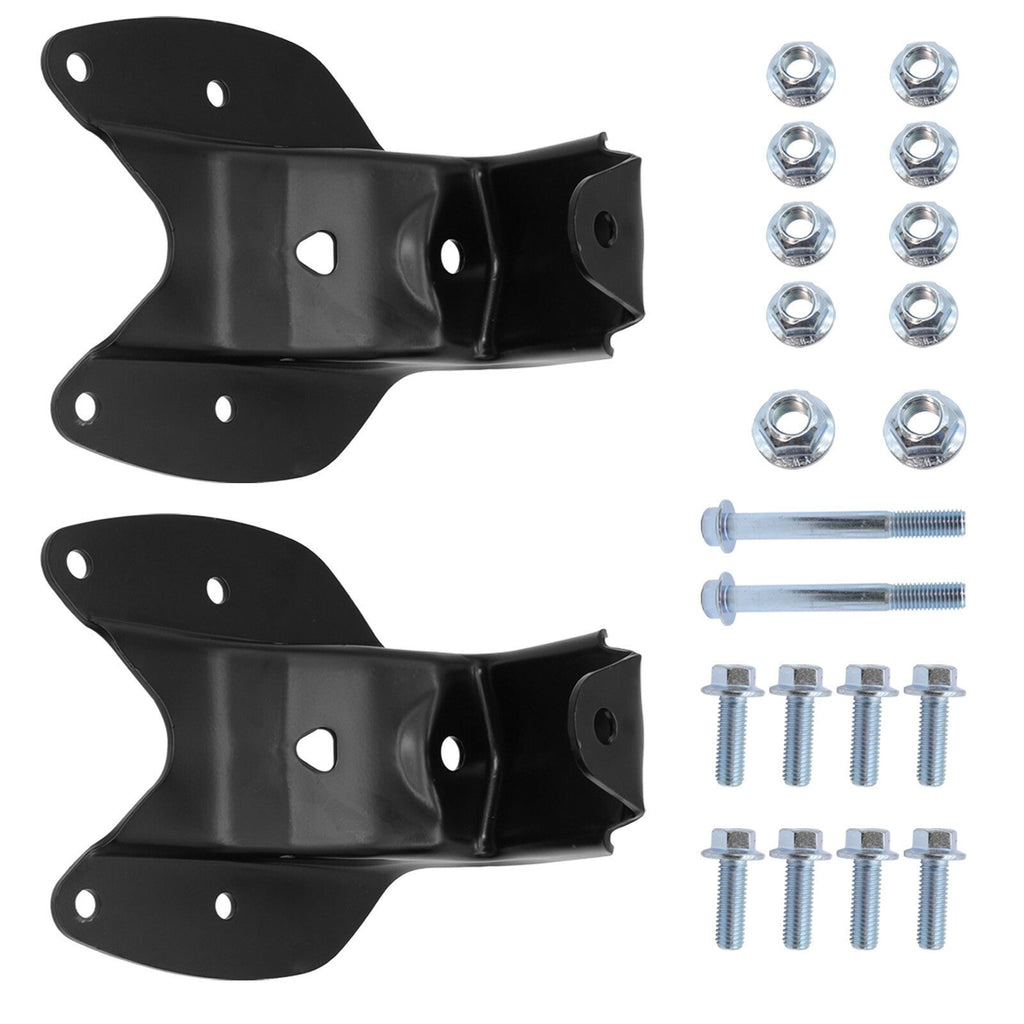 Pair For 1997-2004 Ford F150 F250 Rear Leaf Spring Shackle Bracket Kit 722-016
