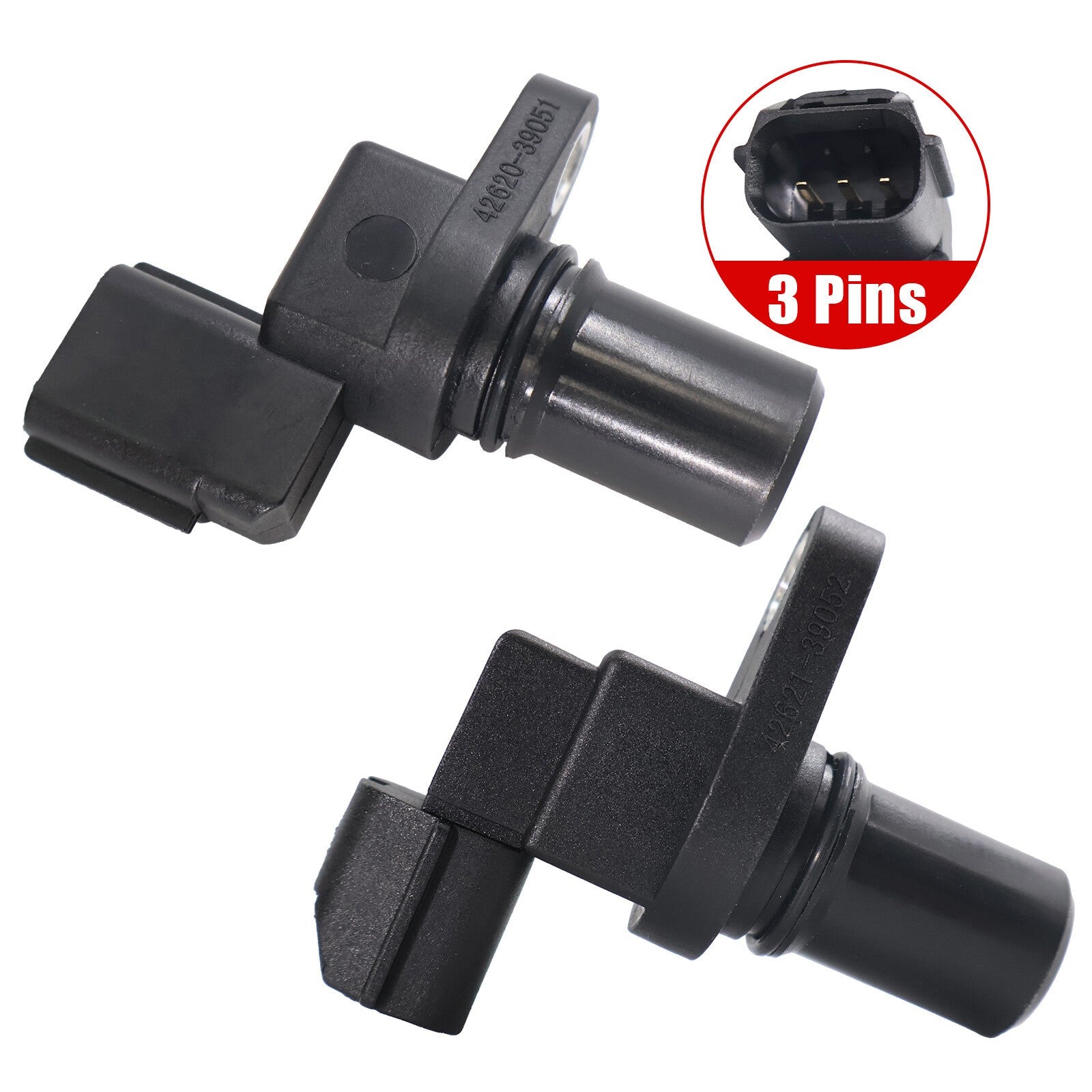 2PCS Trans Input & Output Speed Sensor For Hyundai AZERA 1999-2013 42620-39051