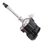 HEI Distributor w/ Black Cap 65K Volt Coil For Chevy Small/Big Block SBC BBC V8