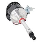 HEI Distributor w/ Black Cap 65K Volt Coil For Chevy Small/Big Block SBC BBC V8