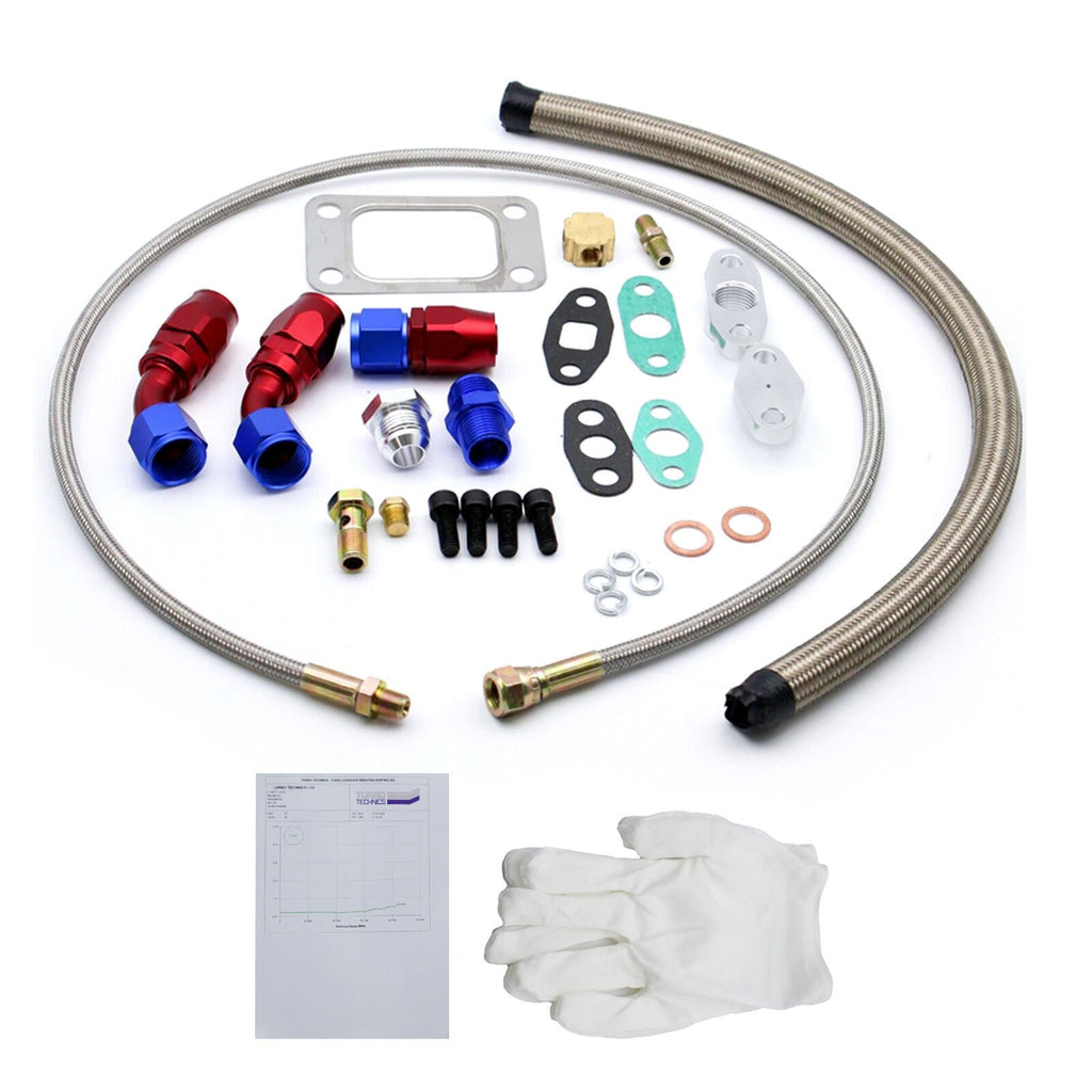 Turbocharger Turbo Kit Upgrade T04e T3/T4 A/r.50 Stage for Honda Civic