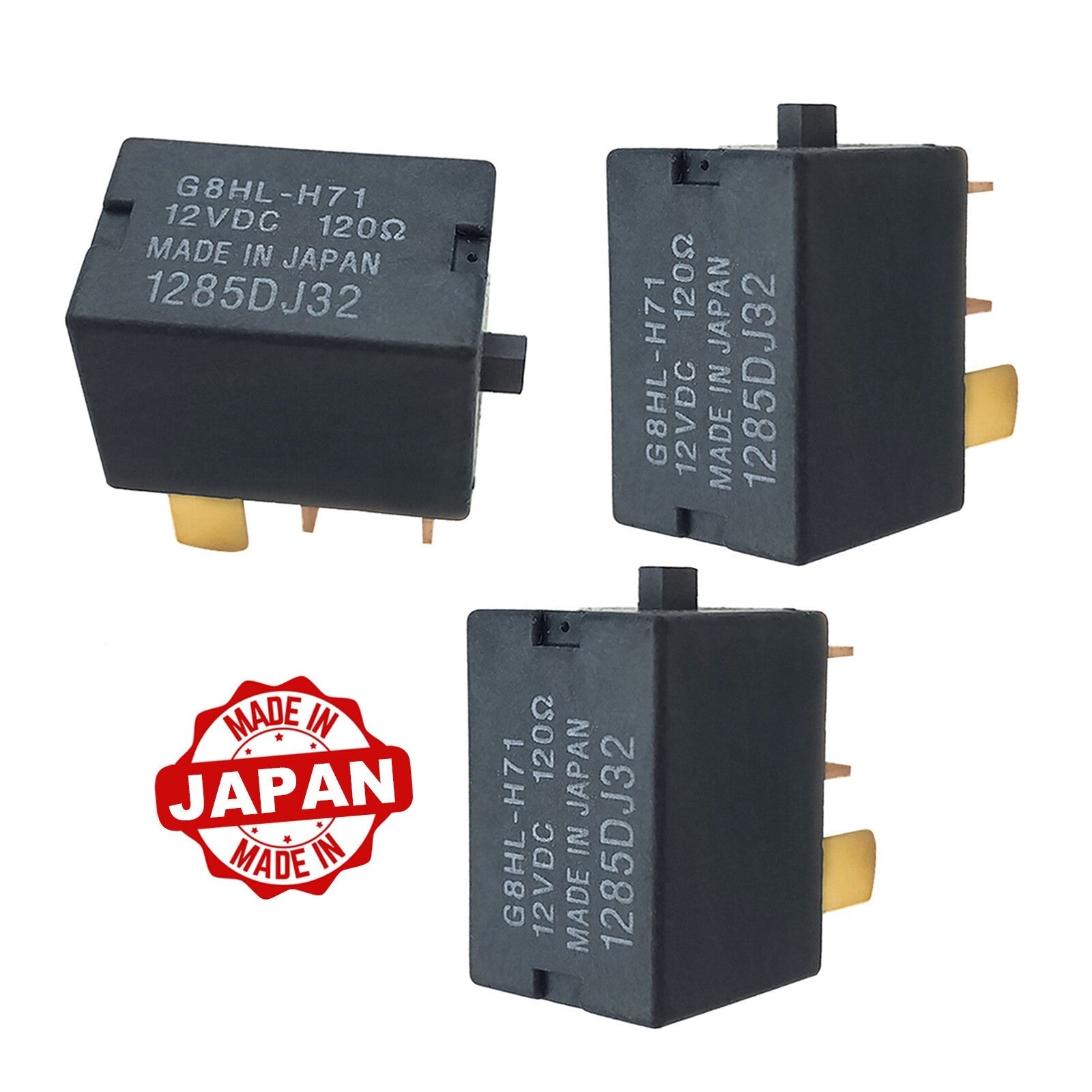 3Pcs A/C Compressor Fuse Relays G8HL-H71 For 2003-15 Honda Accord Civic