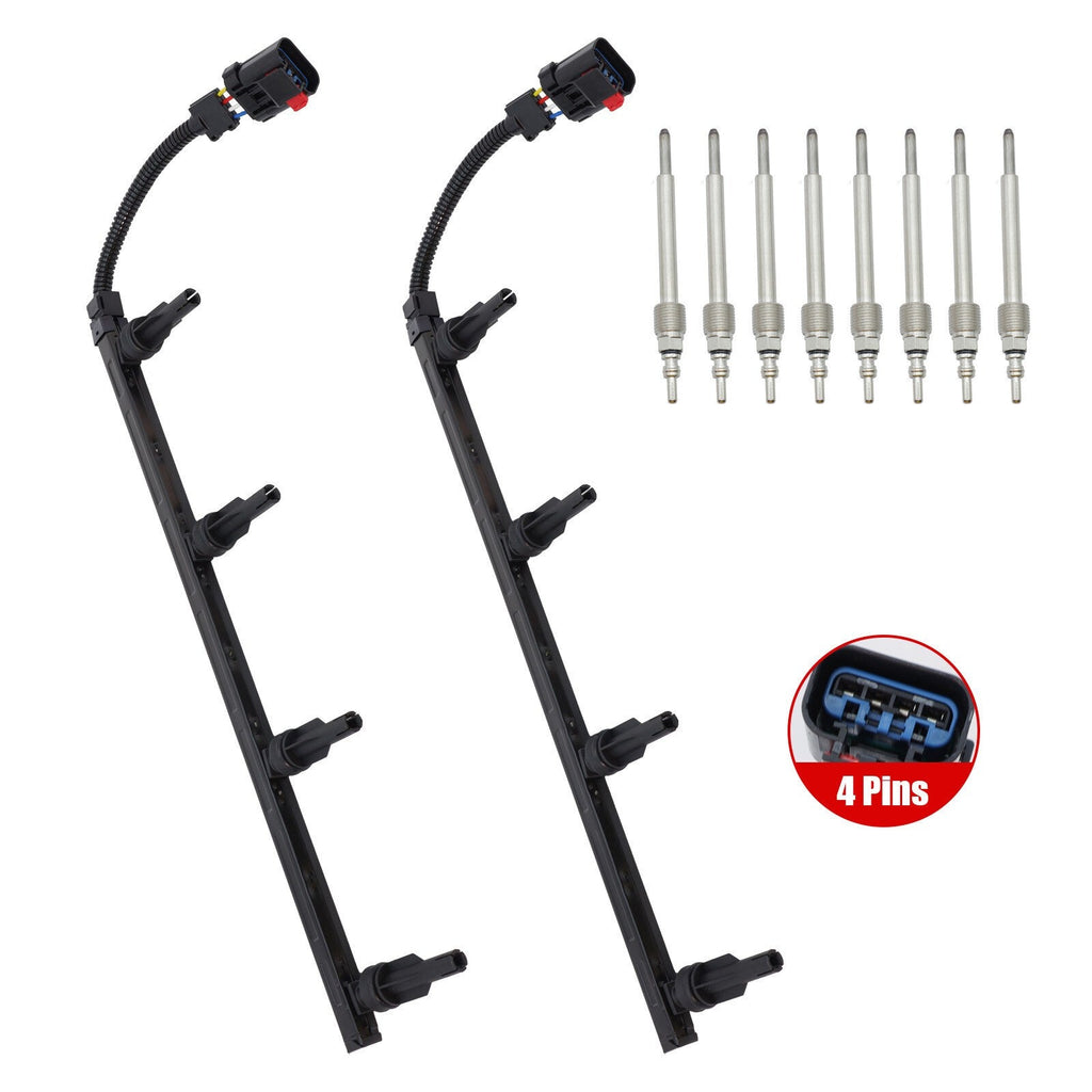 NEW Glow Plug Harness Set For 2003 6.0L Powerstroke Diesel 3C3Z-12A690-AA